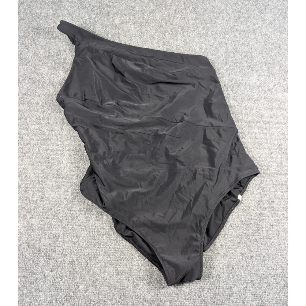 Summersalt Sidestroke One Piece Swimsuit Womens 18 Black Urchin
